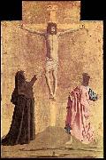 Piero della Francesca Polyptych of the Misericordia: Crucifixion oil on canvas